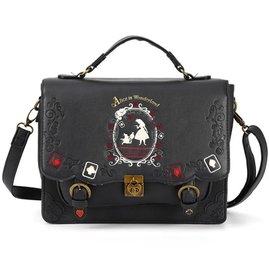 Alice In Wonder Cute Vintage Satchel Bag