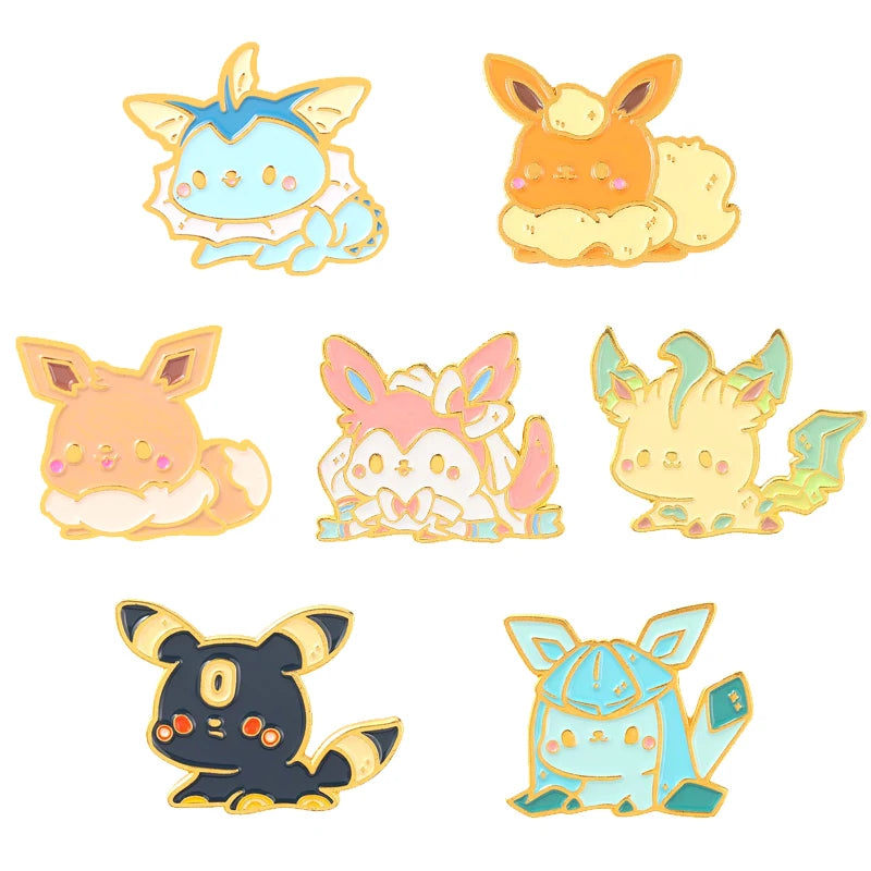 Pokemon Eeveelution Enamel Pins